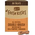 Merrick Fresh Kisses Dental Chews Pumpkin & Cinnamon Natural X-Small Dog Dental Treats, 1.9-lb box