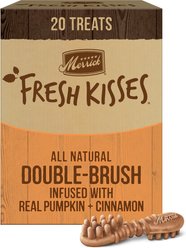 Merrick Fresh Kisses Dental Chews Pumpkin Natural Large Dog Dental Treats, 2.2-lb box