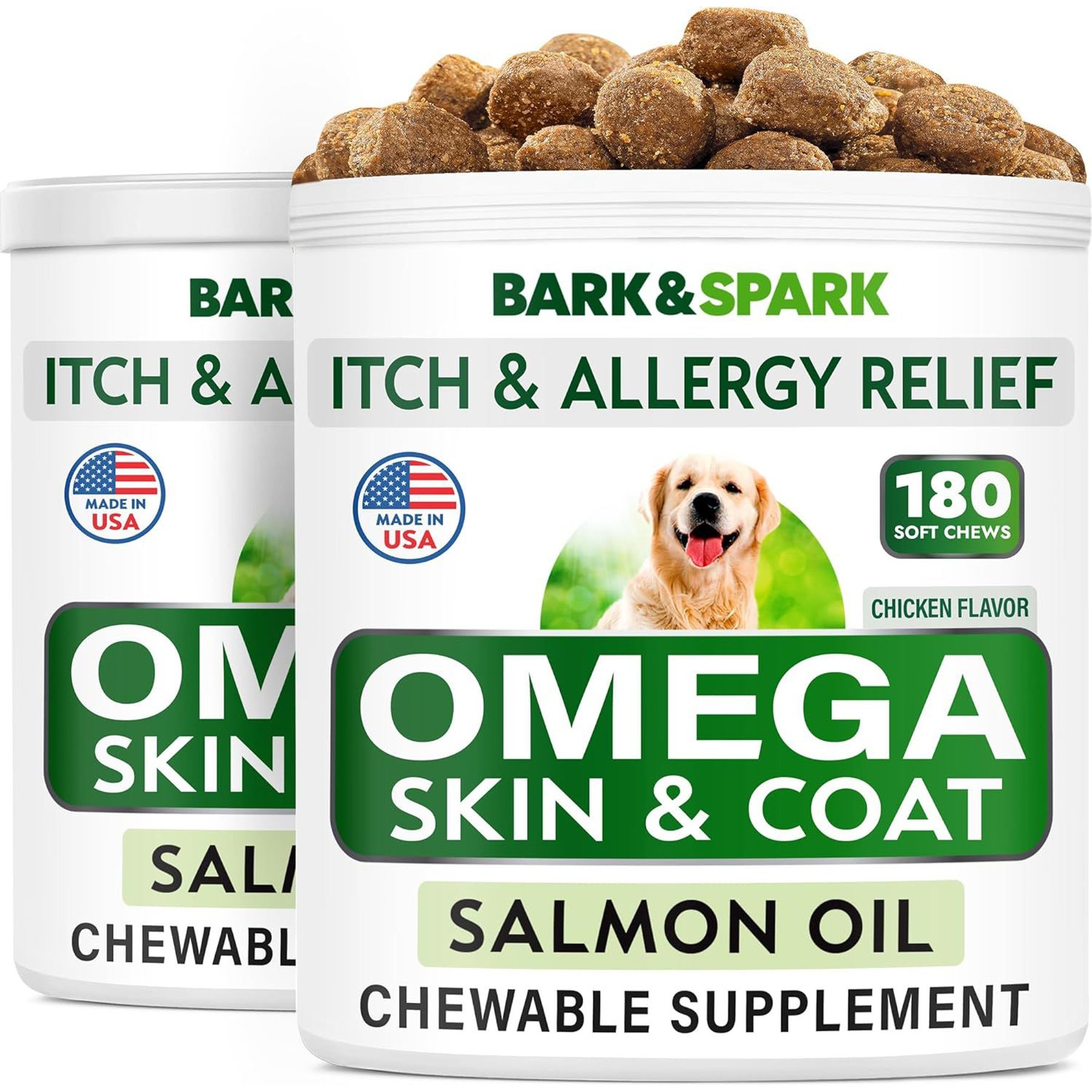  Pet Honesty Wild Alaskan Salmon Oil, Omega-3 Fish Oil for Dogs  and Cats, Fatty Acids, Salmon Oil for Dogs, Skin and Coat Health, Pure Dog  Food Topper, Supports Joints, Brain