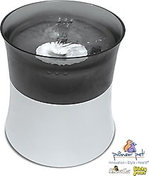 Pioneer Pet Vortex Elevated Drinking Dog Fountain, Gray, Medium