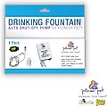 Pioneer Pet Vortex Replacement Auto-Shut Off Dog & Cat Pump, White, Small
