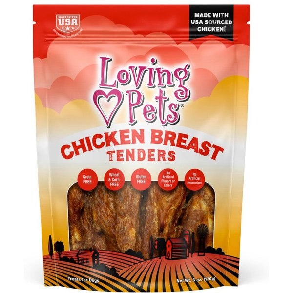 SMOKEHOUSE USA Chicken Breast Strips Dog Treats, 4oz bag