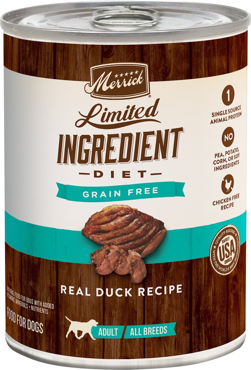 Merrick dog food outlet duck