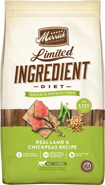 Merrick limited ingredient outlet lamb dog food