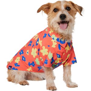 Frisco Retro Floral Camp Dog & Cat Shirt, Large