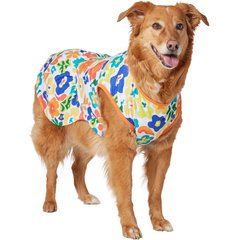 Frisco Retro Floral Dog & Cat Tank Dress, XX-Large