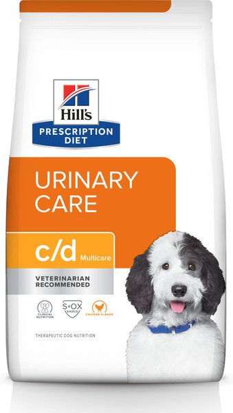 Hill's Prescription Diet c/d Multicare Urinary Care Chicken Flavor Dry Dog Food, 17.6-lb bag slide 1 of 11