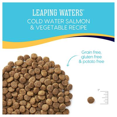 Show full view: Solid Gold Grain-Free Sensitive Stomach Leaping Waters Salmon Dry Dog Food, 22-lb bag slide 4 of 9