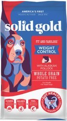 Solid Gold Fit & Fabulous Low Fat/Low Calorie with Fresh Caught Alaskan Pollock Adult Dry Dog Food, 4-lb bag