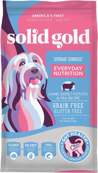 Solid Gold Sunday Sunrise Grain-Free Lamb, Sweet Potato & Pea Dry Dog Food, 24-lb bag slide 1 of 8