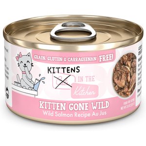 Weruva Cats in the Kitchen for Kittens Kitten Gone Wild Grain-Free Wet Cat Food, 2.8-oz can, case of 12