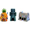Penn-Plax Officially Licensed SpongeBob SquarePants Home Combo Fish Ornanment, Multicolor, 3 count