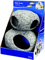 Penn-Plax Deco-Replicas Granite Stone Hideaway Fish Ornament, Large/X-Large slide 2 of 2