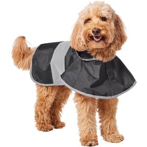 Frisco Lightweight Rainy Days Dog Raincoat, Black, Large