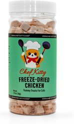 Chef Kitty Freeze-Dried Chicken Cubes Dog & Cat Treat, 1.75-oz bottle