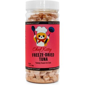 Chef Kitty Freeze-Dried Tuna Dog & Cat Treat, 1.75-oz bottle