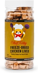 Chef Kitty Freeze-Dried Chicken Liver Dog & Cat Treat, 1.75-oz bottle