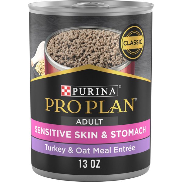 Purina Pro Plan Adult Sensitive Skin & Stomach Turkey & Oat Meal Entree 