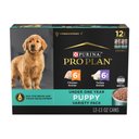 Purina Pro Plan Development Variety Pack Puppy Grain-Free Chicken Entree & Turkey Entree Wet Dog Food, 13-oz can, case of 12