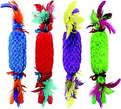 Multipet Katz Kuddlerz Plush Cat Toy, Assorted Colors