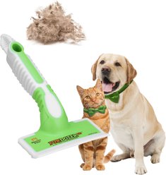 Neater Pets FurDozer X6 6-in-1 Cat & Dog Hair Remover, Green & White, 7.5-in