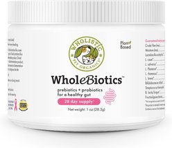 Wholistic Pet Organics WholeBiotics Dog & Cat Supplement, 1-oz bottle