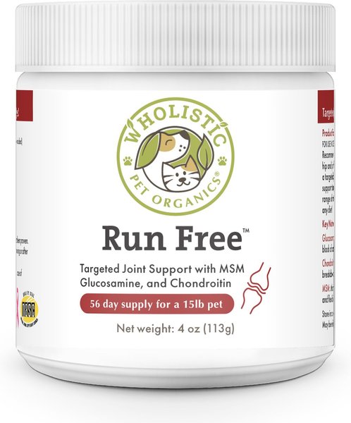 Wholistic Pet Organics Run Free Dog & Cat, 4-oz bottle