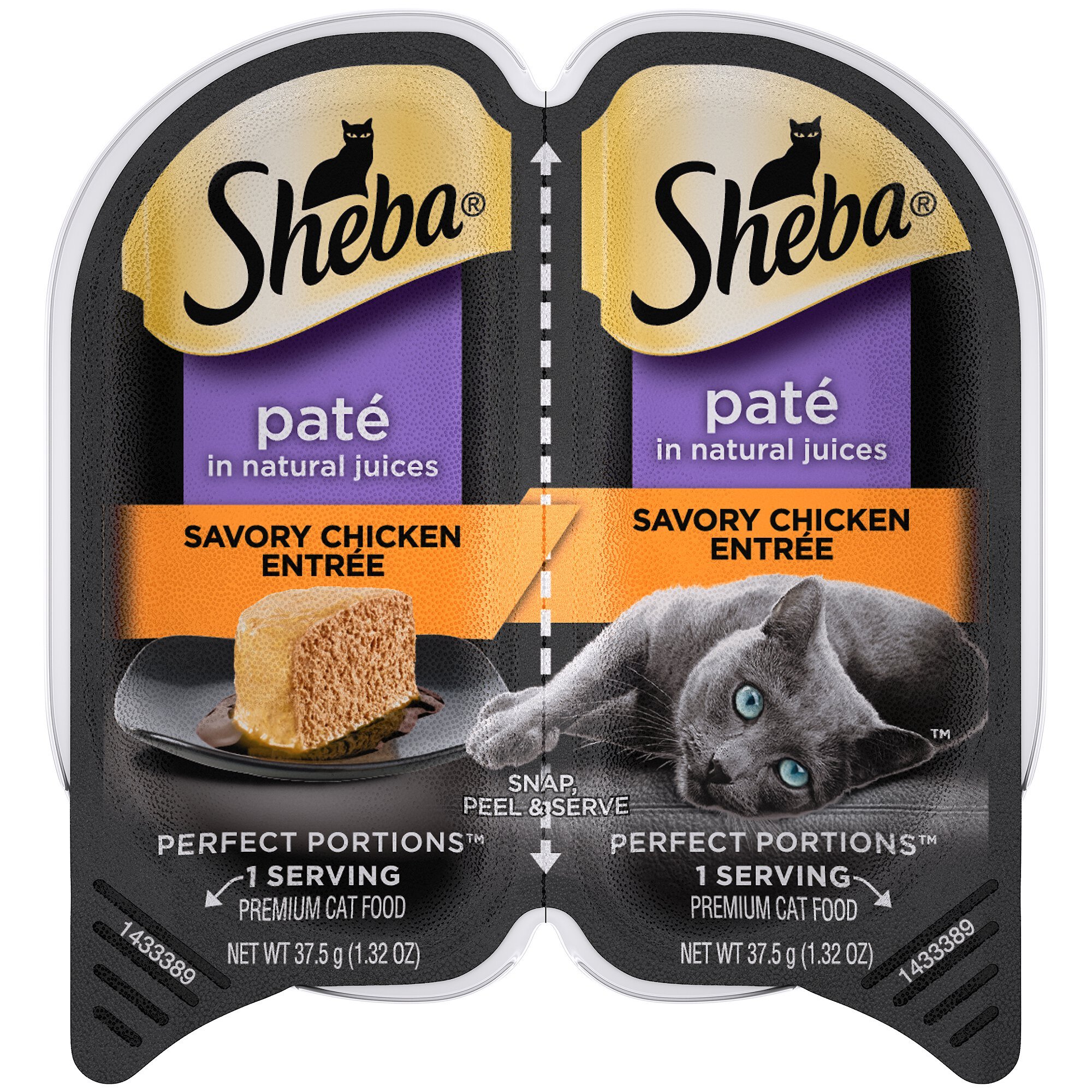 Sheba Premium Chicken Pate Entree Grain-Free Canned Cat Food