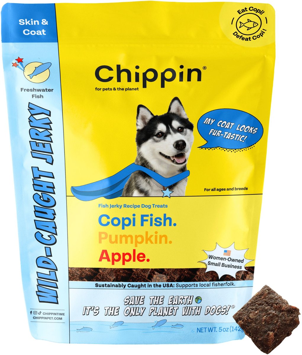 Chippin Antioxidant Joint Health Blueberry Cricket Crunchy Dog Treats, 5-oz bag