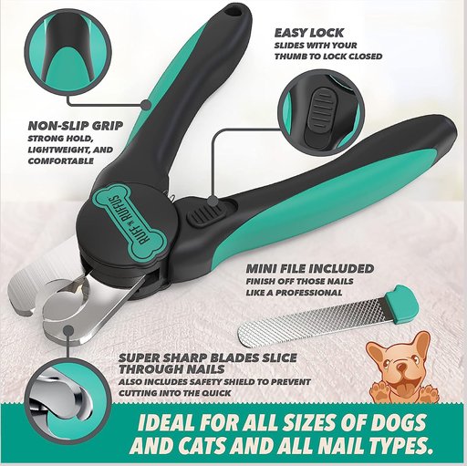 PetSpy® Best Dog Nail Clippers and Trimmer with Quick Sensor
