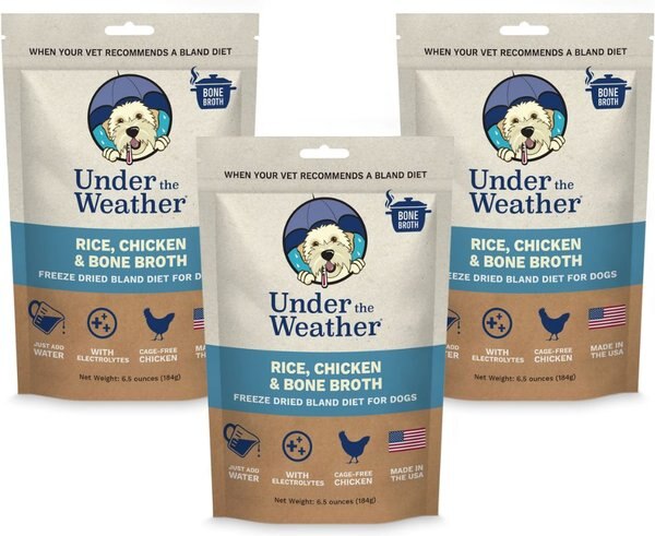 Under the Weather Rice & Chicken Flavor Freeze-Dried Dog Food