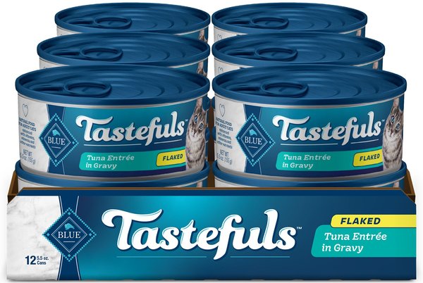 Blue Buffalo Healthy Gourmet Flaked Tuna Entree in Gravy Canned Cat Food