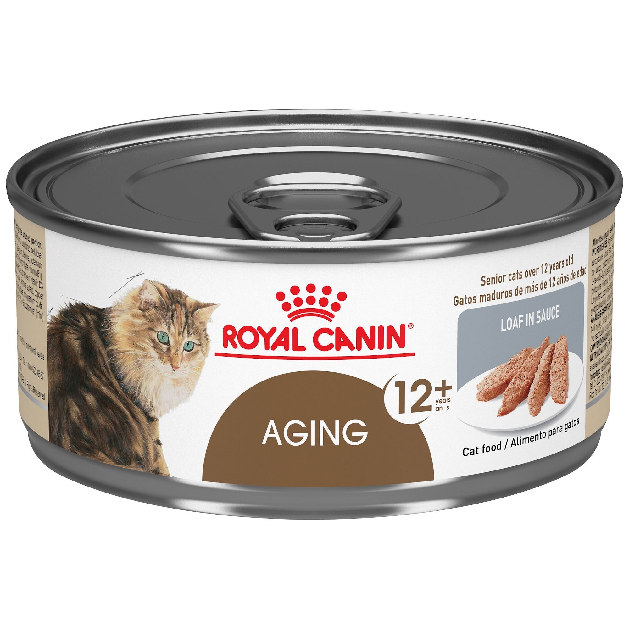 Feline Health Nutrition Aging 12+ Loaf in Sauce Canned Cat Food