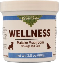 Animal Essentials Wellness Maitake Mushroom Cat & Dog Vitamin Supplement, 80-gm jar