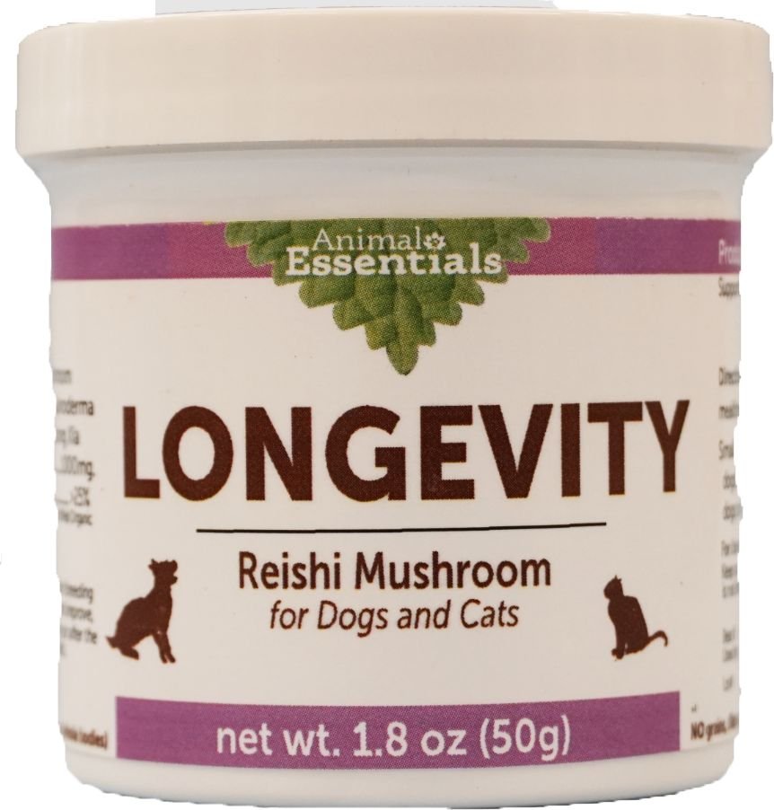 ANIMAL ESSENTIALS Longevity Reishi Mushroom Cat & Dog Vitamin Supplement