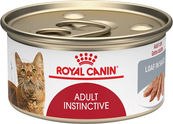 Royal Canin Feline Health Nutrition Adult Instinctive Loaf in Sauce Canned Cat Food, 3-oz, case of 24 slide 1 of 7