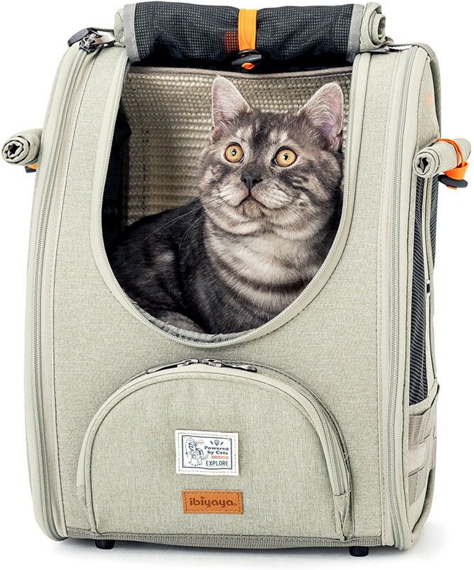 Ibiyaya Adventure Cat Carrier Backpack FC2297-G