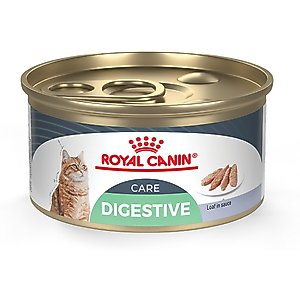 Royal Canin Feline Care Nutrition Digestive Care Loaf in Sauce Canned Cat Food, 3-oz, case of 24