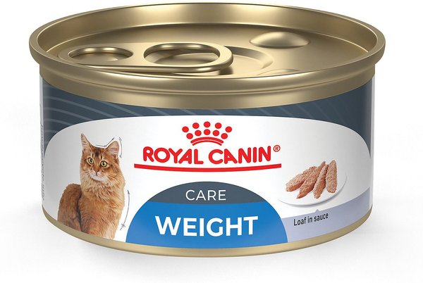 Royal Canin Feline Care Nutrition Weight Care Loaf in Sauce Canned Cat Food, 3-oz, case of 24 slide 1 of 7