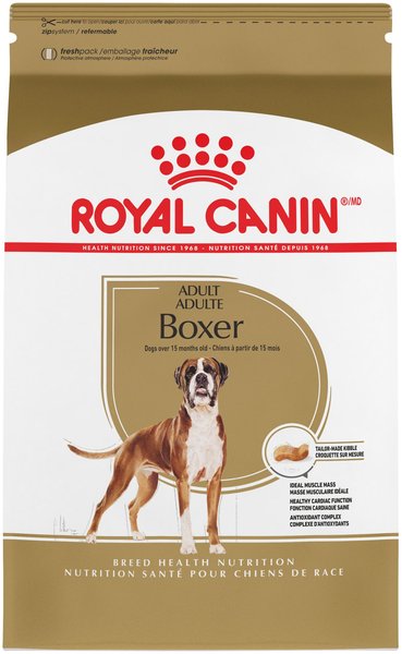 Royal Canin Breed Health Nutrition Boxer Adult Dry Dog Food, 17-lb bag slide 1 of 8