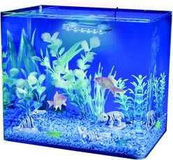 Penn-Plax Cascade Ultra Bright Fully Submersible Aquarium Fish Light, Blue