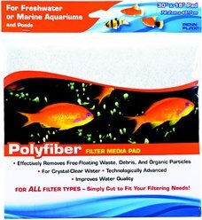Penn-Plax Poly Fiber Aquarium Fish Filter Media Pad