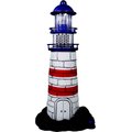 Penn-Plax LED Lighthouse Fish Ornament, Multicolor