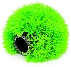 Penn-Plax Grass Hideaway Fish Plant, Green