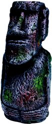Penn-Plax Easter Island Statue Fish Ornament, Small, Grey