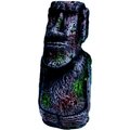 Penn-Plax Easter Island Statue Fish Ornament, Small, Grey
