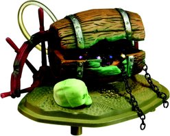 Penn-Plax Action-Air Barrel of Jewels Fish Ornament, Small, Multicolor