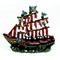 Show in main carousel: Penn-Plax Striped Sail Shipwreck Fish Ornament, Multicolor slide 1 of 8