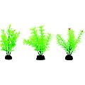 Penn-Plax 4-in Plastic Fish Plant, Green, 6 count