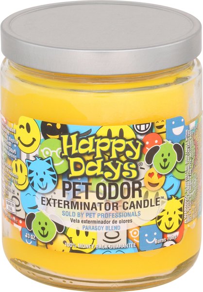 Pet Odor Exterminator Happy Days Deodorizing Candle, 13-oz jar slide 1 of 4